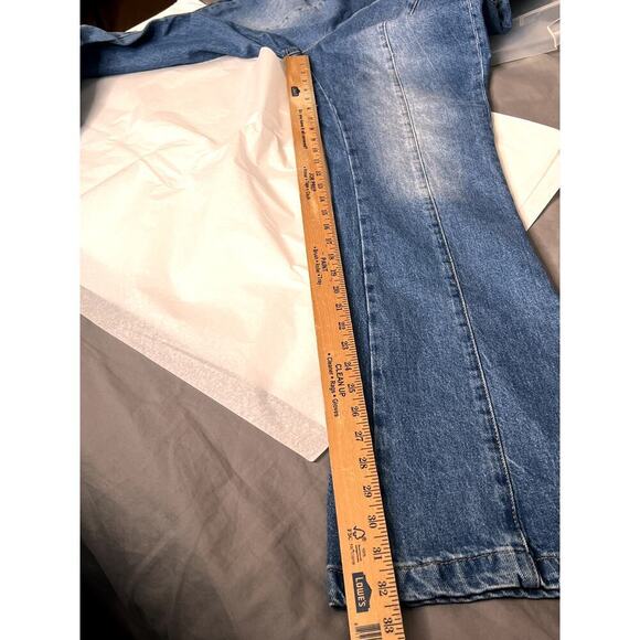 We The Free Camilla Slim Bootcut new denim overalls Y2K, 2000s Fashion - Picture 6 of 9